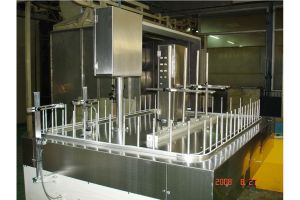 Small automatic spraying line